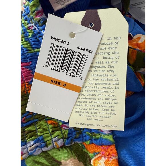 B.O.G Collective Boho Vacation Tropical Connected Romper Two Piece Set S - Picture 3 of 4